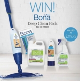 Win a Bona Deep Clean pack valued at $219