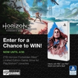 Seagate Giveaway: Win a 2TB Horizon Forbidden West Limited Edition Game Drive
