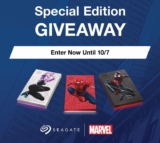 Seagate Giveaway: Win Spider-Man Special Edition FireCuda External Hard Drives