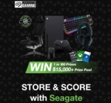 Seagate Store & Score Promotion: Win a share of $15,000+ in gaming prizes