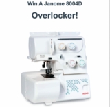 Sew Much Easier July Competition: Win a Janome 8004D Overlocker
