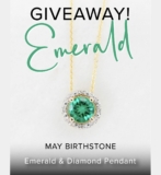 Win an emerald pendant worth $599 from Shiels Jewellers