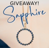 Win a sapphire Circle of Life pendant worth $499 from Shiels Jewellers