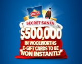 Smith’s and Pepsi Secret Santa Promotion: Upload your receipt and win gift cards at secretsantapromo.com.au