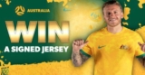 Win a jersey signed by the Socceroos at the FIFA World Cup