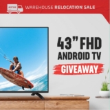 Soniq Warehouse Relocation Sale Competition: Win a 43″ Android TV
