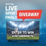 Soniq Finals Competition: Win a 43″ Android TV