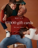 Sportscraft Father’s Day Competition: Win 1 of 3 $1,000 gift cards
