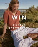 Win 1 of 6 x $500 Sportscraft vouchers