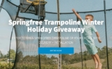 Springfree Trampoline Winter Holiday Giveaway: Win a Trampoline of your choice valued up to $3,457