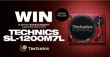 Store DJ Giveaway: Win a Technics SL1200 M7L 50th Anniversary Limited Edition Direct Drive Turntable