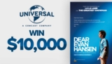 Sunrise Dear Evan Hansen Competition: Win $10,000 cash