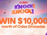 Sunrise Knock Knock Competition: Enter the codeword and win $10,000 worth of Coles groceries