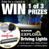 Supercheap Auto Competition: Win 1 of 3 NARVA Explora Driving Lights