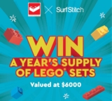 SurfStitch Competition: Win a Year’s Supply of LEGO sets valued at $6000 and more