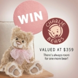 Win a Charlie Bears Curly Temple Isabelle Collection Bear valued at $359