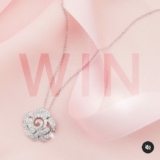 Win a $1700 Diamond Flower Pendant with 50cm Chain in 9ct White Gold