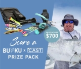 Win a prize pack from Buku Game Fishing and Cast Mag Co valued at over $700