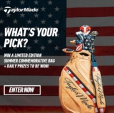 TaylorMade Competition: Win a Limited Edition Summer Commemorative Bag and matching Head Covers
