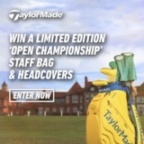 TaylorMade Competition: Win an “Open Championship” Bag + 4 headcovers