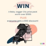 Tell Me Baby and Baby Jogger Survey Competition: Win a Baby Jogger pram, high chair and $200 cash