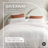 Temple & Webster Giveaway: Win a dream bedroom refresh prize pack valued at over $1000