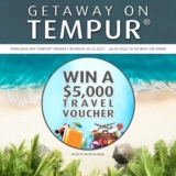 Tempur Competition: Win a $5,000 travel voucher
