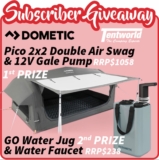 Tentworld October 2022 Giveaway: Win a Dometic Pico 2×2 Air Swag valued at $1058 and more