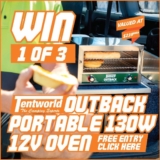 Tentworld Competition: Win 1 of 3 Outback 12V DC 130W Portable Ovens