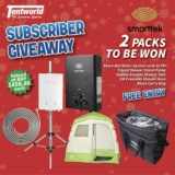 Tentworld Smarttek Giveaway: Win 1 of 2 Smarttek Hot Water Prize Packs worth $858 each