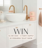 Peekapoo Competition: Win $2,500 cash + a year’s supply of Peekapoo toilet paper