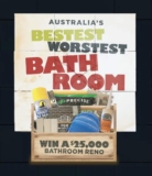 Australia’s Bestest Worstest Bathroom Competition: Win a 25K bathroom renovation and more