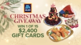 Today Show ALDI Competition: Win 1 of 15 $2,400 gift cards