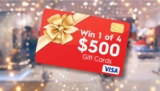 Today Show Competition: Win 1 of 4 $500 VISA gift cards