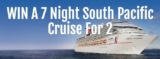 New TravelOnline Competition: Win a 7 Night South Pacific Cruise on Carnival Splendor and more