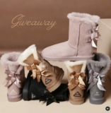 Ugg Mother’s Month Giveaway: Win 2 pairs of the Everau Baily Back Bow Boot