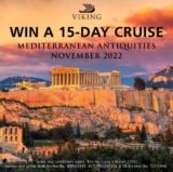 Win a 15-day Mediterranean Antiquities ocean cruise valued at $20,190