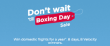 Virgin Australia Don’t wait for Boxing Sale Competition: Win free domestic flights for a year
