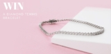 Win a Von Treskow Diamond Tennis Bracelet valued at $3690