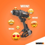 WORX Emoji Day Competition: Win a WORX 10mm Drill Driver Kit