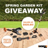 WORX Competition: Win a Spring Garden Kit valued at $920