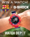 Win a G-Shock x Barcelona Collaboration watch from Watch Depot