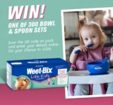 Weet-Bix Little Kids Essentials Promotion: Win 1 of 300 bowl and spoon sets