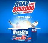 Weet-Bix WINter Prize Grab Promotion 2021: Enter your code and win at weetbixprizegrab.com.au