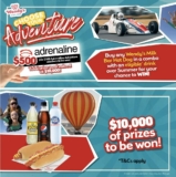 Wendy’s Milk Bar Choose your Adventure Competition: Win 1 of 20x $500 Adrenaline Vouchers