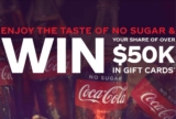 Woolworths Rewards Coca-Cola No Sugar No Bills Competition: Win eGift cards worth up to $1,000
