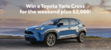 Yaris Cross All in Small Competition: Win a Toyota Yaris Cross for the Weekend + $2,000 at yariscrossallinsmall.com.au