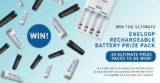 Win 1 of 20 eneloop Rechargeable Batteries prize packs from Panasonic