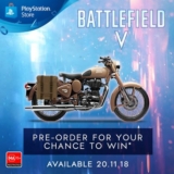 Playstation Australia Battlefield V Competition: Win a Royal Enfield Desert Storm Motorcycle valued at $9,690