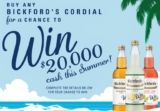 Bickfords Australian Summer Competition: Win $20,000 cash this summer